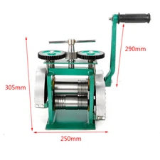 Rolling Mill Machine Rollers Metal Wire Flat Jewelry Tool Manual Combination USA
