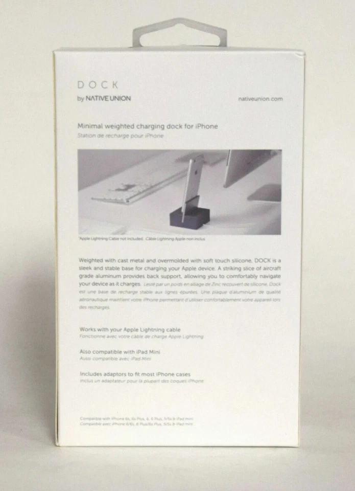 Native Union Weighted DOCK for Apple iPhone 1 - 14. Dark Grey - Image 3 of 3