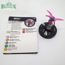Heroclix Superior Foes of Spider-Man set Beetle 033 Rare figure w/card 