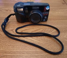 Olympus SuperZoom 3000 35mm Film Camera 38-110mm Multi AF Black UNTESTED