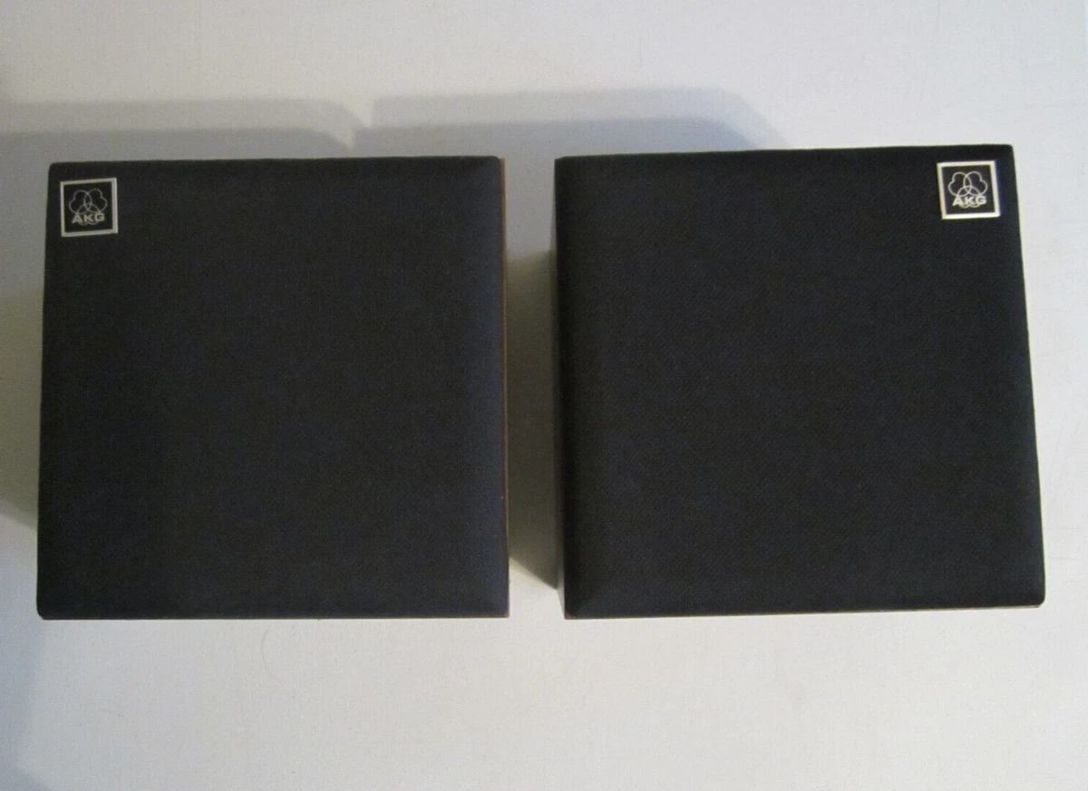 VINTAGE AKG LSM 50 MICROMONITOR SPEAKERS MADE IN ENGLAND MINT