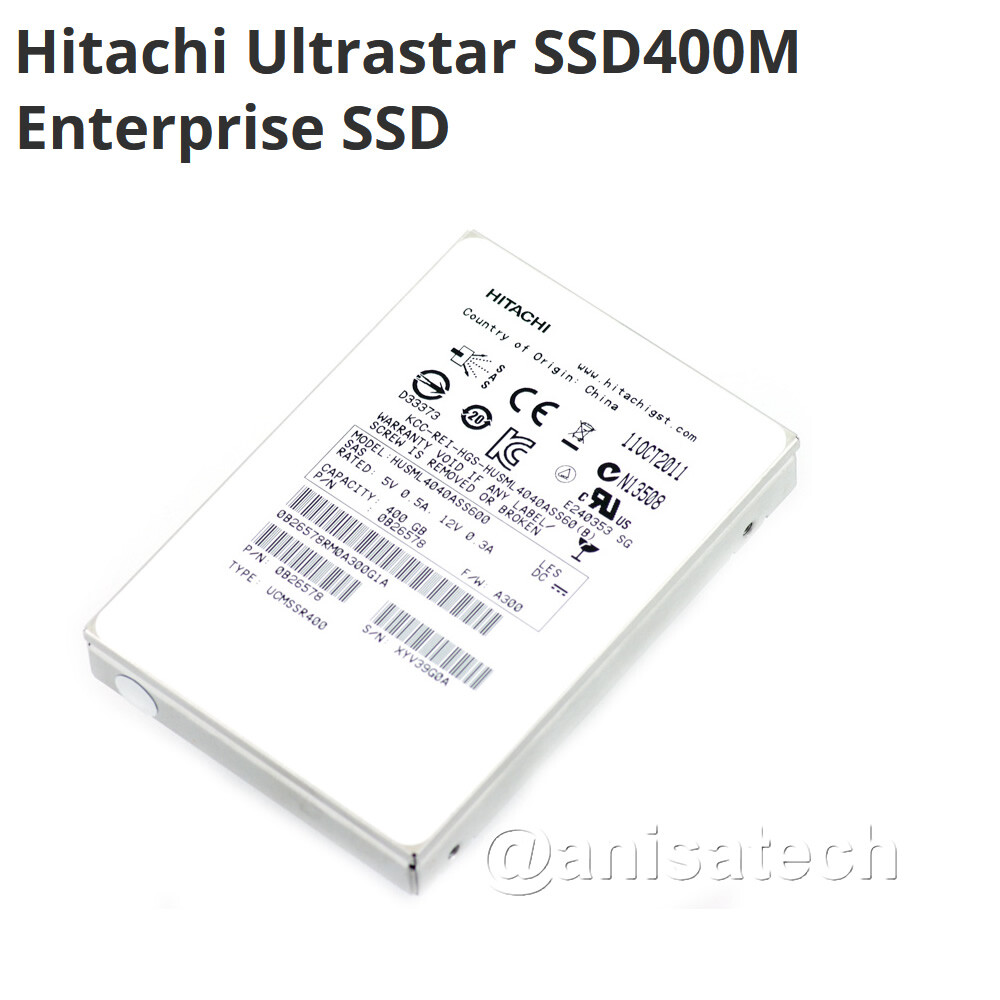 Almacenamiento Servidor Empresa Disco Duro SSD Hitachi 400GB SAS 2.5 - 12Gbps, Usado, Compatible Con Servidores Dell R630, R710, R720 HDD Hitachi 400GB Usado R630 R720 - Foto 3
