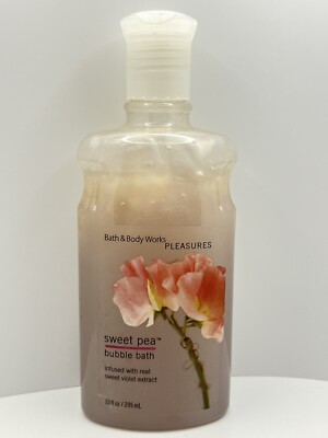 Bath & Body Works Pleasures Sweet Pea Bubble Bath 10 fl oz/295 mL
