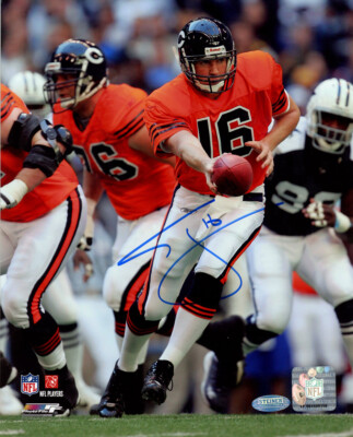 Craig Krenzel Autographed/Signed Chicago Bears 8x10 Photo Steiner