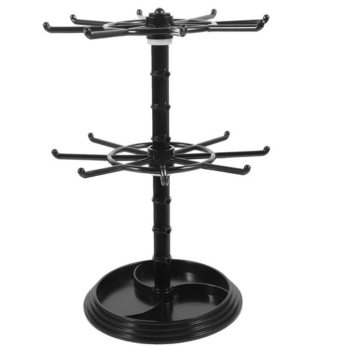 Hanger Storage Jewelry Stand Necklace Holder Keychain Spinner Display Travel