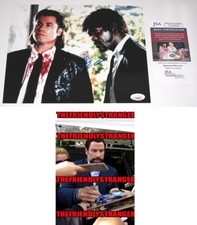 John Travolta signed "PULP FICTION" 8x10 Photo a AUTOGRAPH Vincent Jules JSA COA John Travolta signed "PULP FICTION" 8x10 Photo a AUTOGRAPH Vincent Jules JSA COA