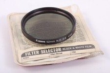 CANON 52MM N.D. 0.6 LENS FILTER
