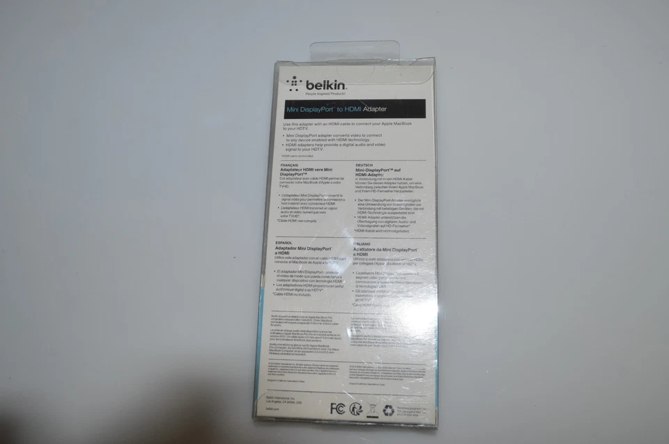 BELKIN - Mini Displayport Zu HDMI Adapter - Weiß - f2cd021eb - Neu (SBU4) - Bild 2 von 2