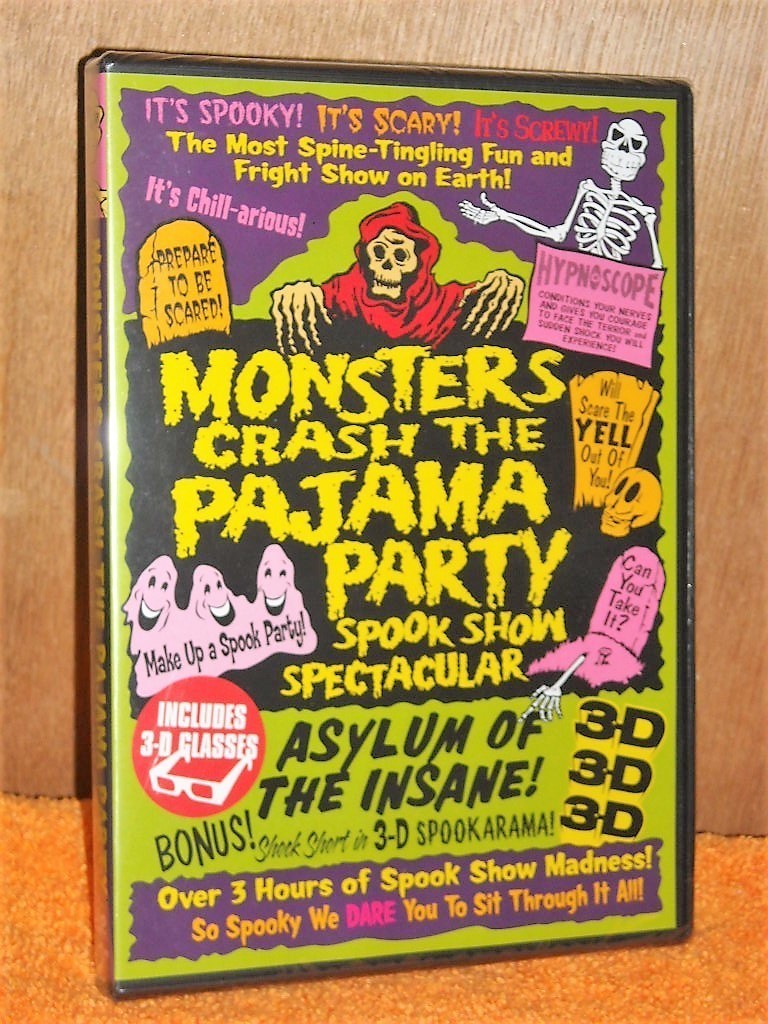 Monsters Crash the Pajama Party: Spook Show Spectacular (DVD, 2001