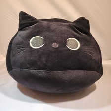 Kawaii Black Cat Plush Stuffed Animal Pillow