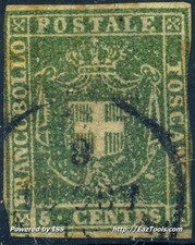 ITALIE TOSCANE N° 18 AVEC OBLITERATION A VOIR
