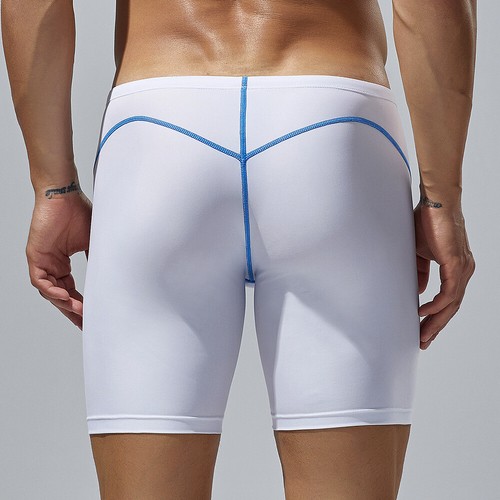 SEOBEAN Herren Nylon Low-Rise Long Leg Bademode Badeshorts M-2XL - Bild 7 von 26