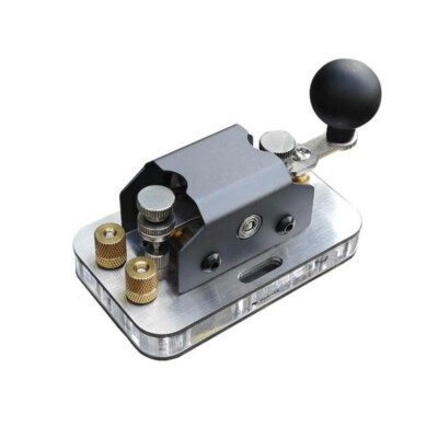 Standard Version Automatic/Manual Morse Code Telegraph Key Stainless SteelCW Key