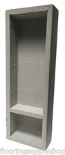 Ready-Made Double Recessed Shower Niche Tall 10 x 29- Ready to Tile & Waterproof