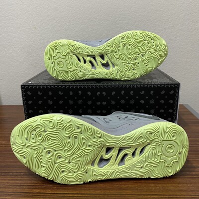 Nike KD 15 TB Wolf Grey Volt Lime DO9826-001 Men display picture 3