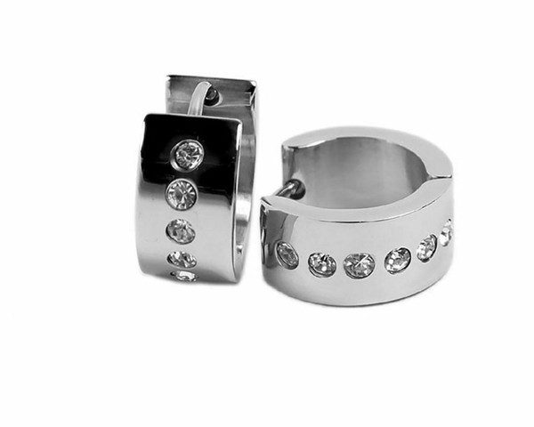Minott Damen Ohrschmuck Ohrringe Creolen Edelstahl Mit Zirkonia 21667-image