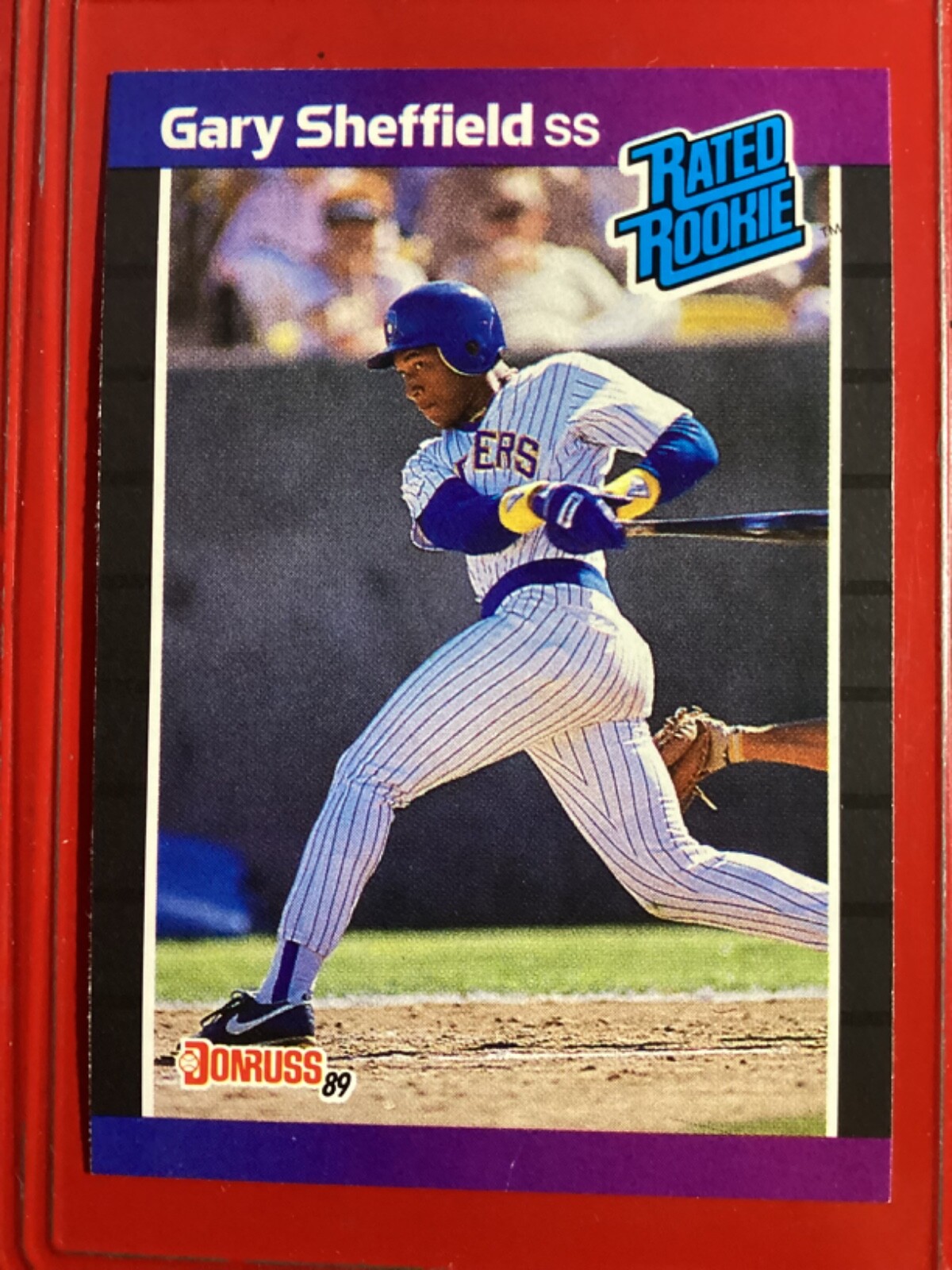 1989 Donruss Rated Rookie Gary Sheffield (RC) #31  Milwaukee Brewers  Mint !!