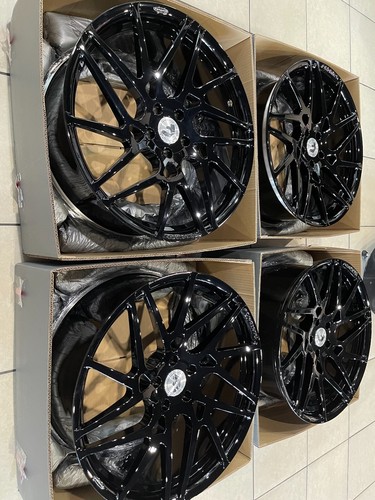 22" FORGIATO TWISTED MAGLIA-M GLOSS BLACK BMW 09-15 7 SERIES & 12-19 6 SERIES - Picture 3 of 9