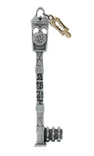 New Disney Parks It's A Small World Skeleton Key With Felt Pouch