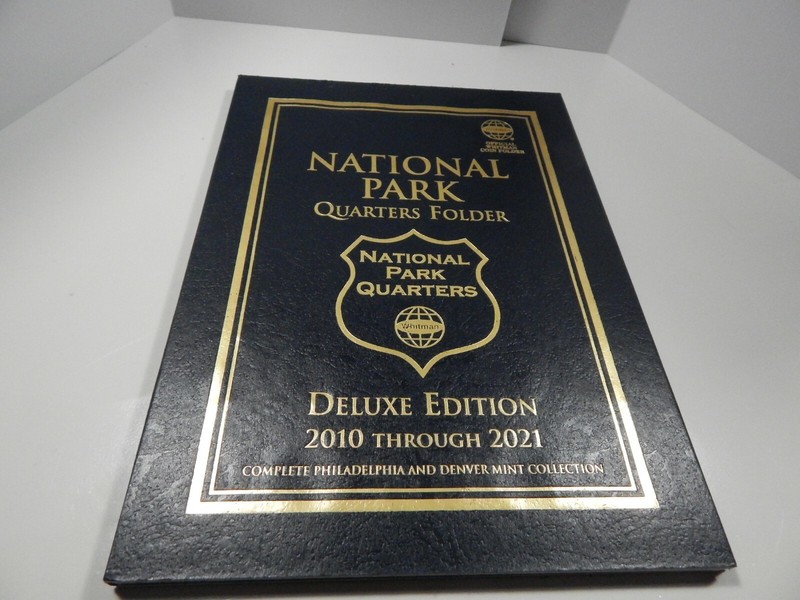 Whitman Coin Folder National Parks Quarters Deluxe Edition P and D 2010 - 2021