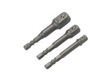 3x Stecknuss Adapter Satz Stecknusshalter Bit...