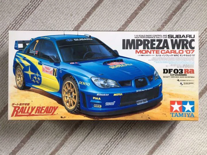 Out of Print Tamiya RC 1/10 Subaru Impreza 07 WRC DF 03 rara | eBay