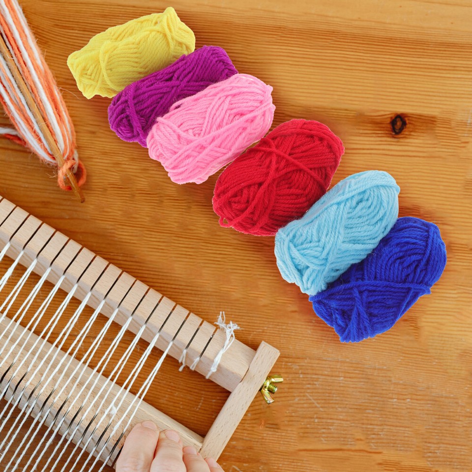 12 Pcs Cotton Yarn for Crocheting Knitted Blanket Knitting Kit Child eBay