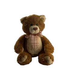 Aurora World Pellet Filled Brown Sugar Teddy Bear Stuffed Animal Plush Toy 12"