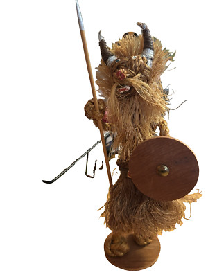 Mid Century Danish Modern Kay Bojesen Jorgen Bloch Rope Warrior Sculpture 9'' MCM