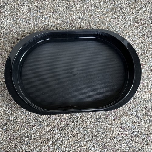 Tupperware Preludio Black Serving Tray #2015A 15.5x10x1.5" VTG NOS - Picture 3 of 7