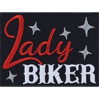 AufnäHer: Lady Biker AufbüGler/Patch/Flicken/BüGelbild/Applikation