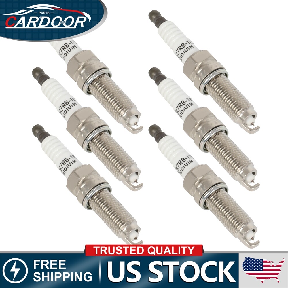 6pcs Double Iridium Spark Plugs For 2011-2020 Dodge Challenger Charger 3.6L V6