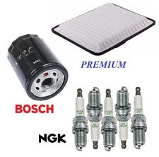 Tune Up Kit Air Oil Filters Spark Plugs For GMC CANYON L5; 3.7L 2008-2012