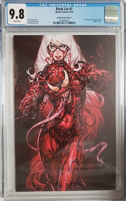 BLACK CAT #2 CGC 9.8 MARK BROOKS VARIANT COVER A VIRGIN CARNAGE-IZED EDITION