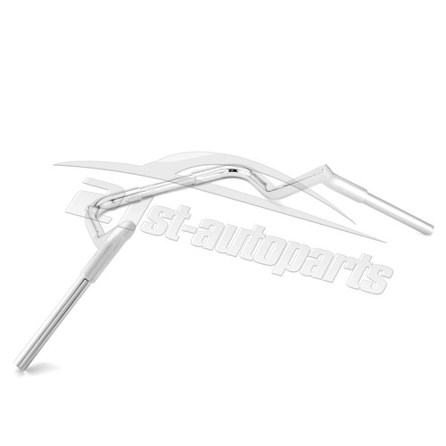 10" Meathook Ape Hanger Handlebar for Harley Touring Electra Glide Street Glide - Picture 10 of 12