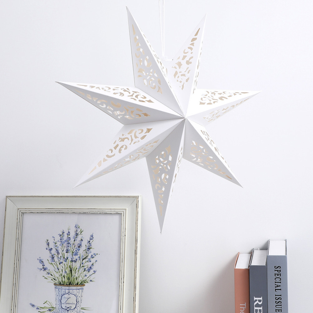 Paper Star Lampshade hanging paper star lanterns Moravian Star Lantern 3d