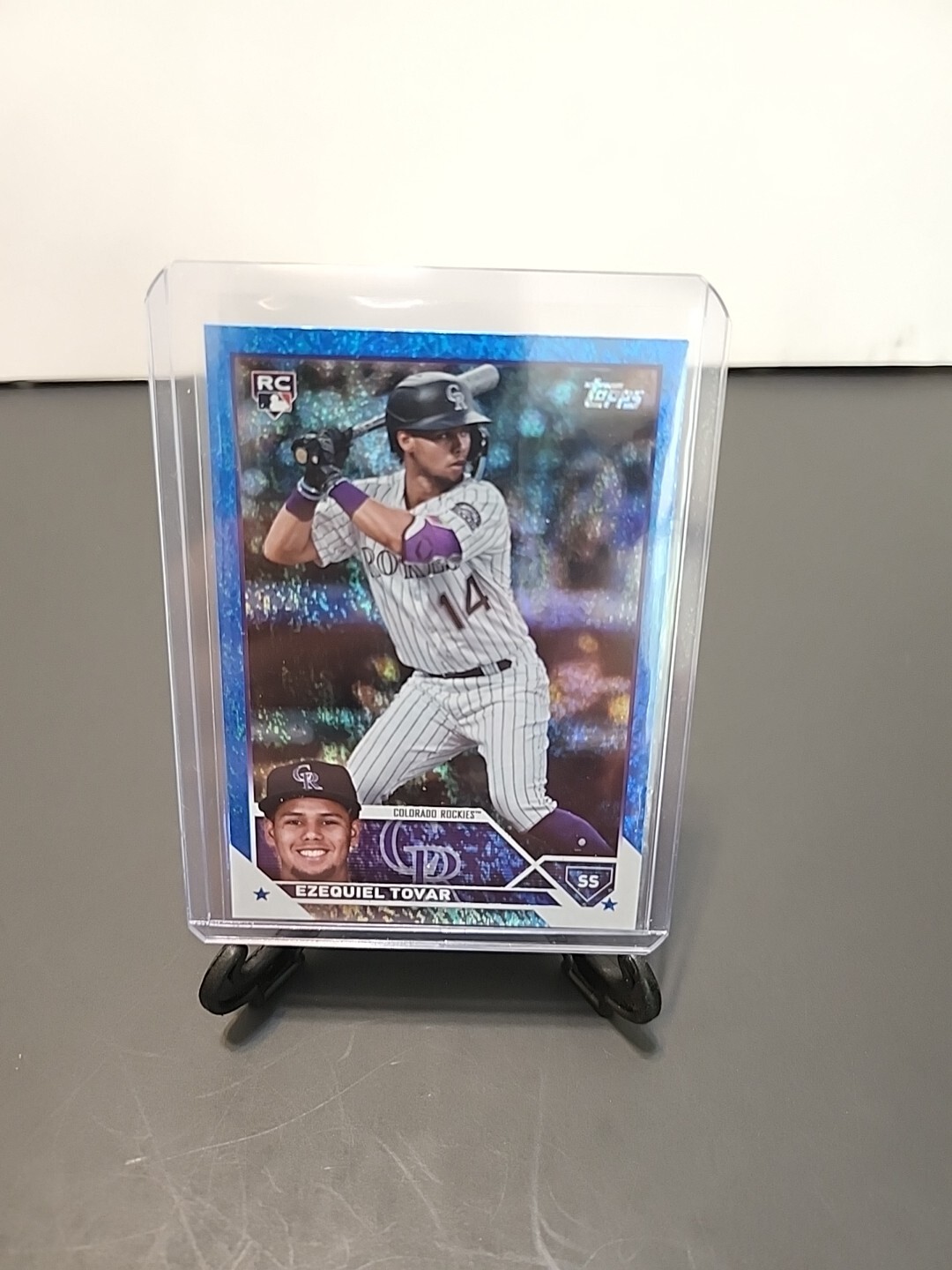 2023 Topps Series 2 - BLUE Foil #651 Ezequiel Tovar /999 (RC)