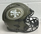 Jerry Rice Signed San Fransisco 49ers F/S Authentic Salute To Service Helmet