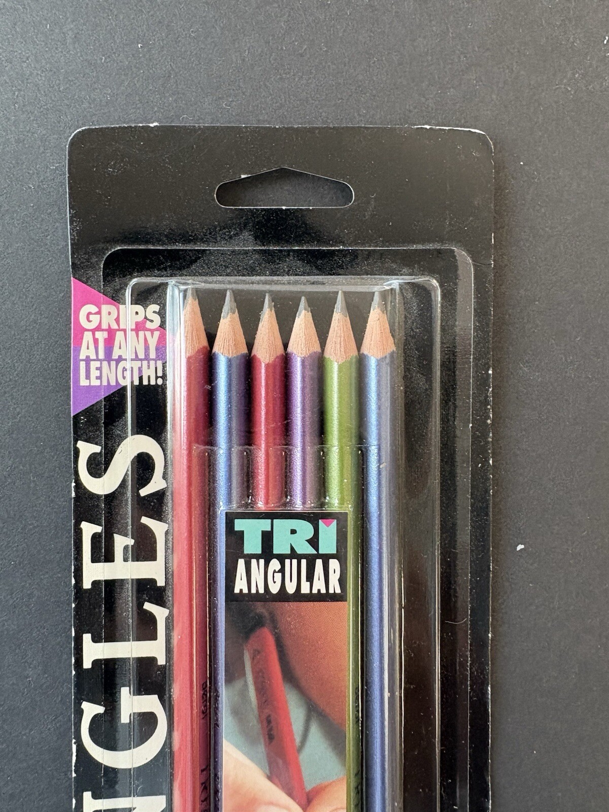 Empire Berol Triangles New 6 Count Tri Angular Pencils #2 Black Lead 91102