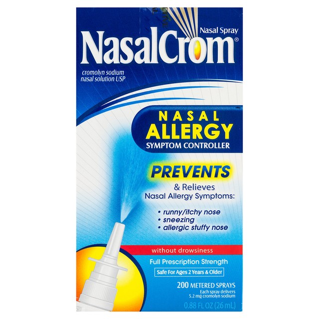 NasalCrom Nasal Spray Allergy Symptom Controller, 200 Sprays, .88 FL OZ