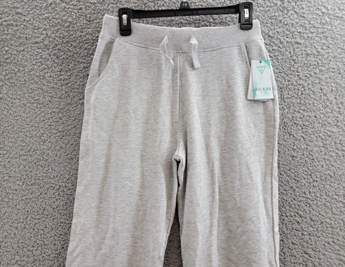 GUESS Active Jogging Pants Boys 16 Light Heather Grey Drawstring Elastic Waist - Picture 3 of 16
