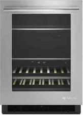 JennAir Euro-Style JUB24FRERS 24 Inch Built-In Undercounter Beverage Center SS