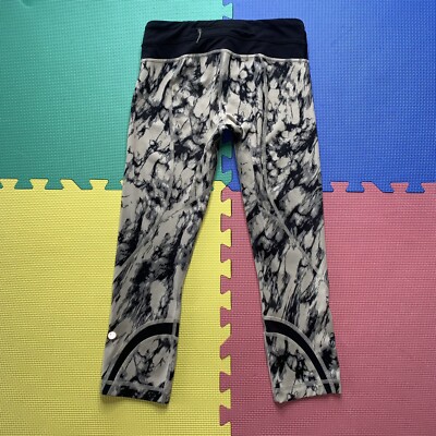 Lululemon Size Run Inspire Crop II All Luxtreme In Great Granite Black  Mojave