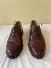 Bostonian Crown Windsor Mens Lace Up Dress Shoes Brown 8.5 D  Italy