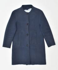 North Sails Womens Overcoat Uk 10 Small Blue Cotton Ie06