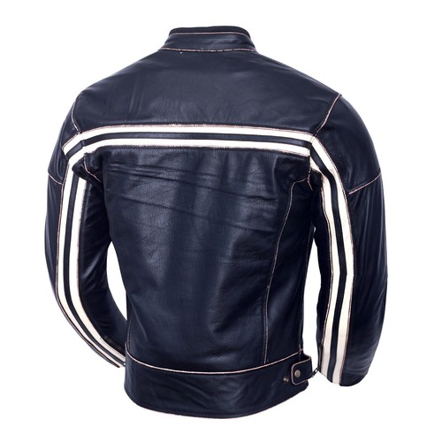 Australian Biker Gang Motorrad Jacke Rindsleder Ce Armour - Picture 4 of 9