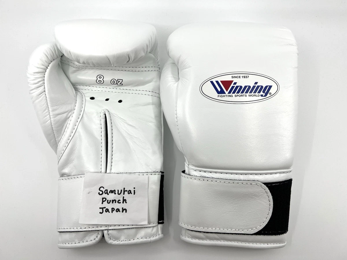 WINBOXING ボクシンググローブ 12 oz ホワイト Winning White Boxing Gloves for sale - eBay