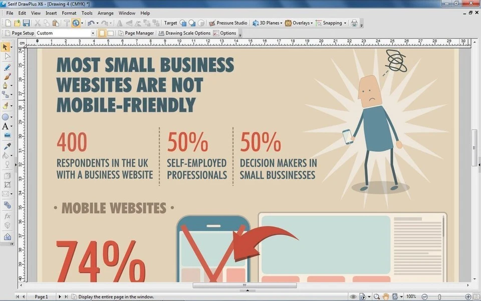 Serif Drawplus X6 NEW Windows PC Software digital art illustrator design drawing - Image 3 of 4