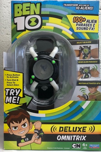 Ben 10 Deluxe Omnitrix 1st Ed 100+ Alien Phrases Sound FX Electronic Playmates