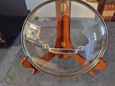 Calphalon Kitchen Essentials Glass SS Replacement Pot Pan Lid 10 3/8"OD-9 3/4"ID